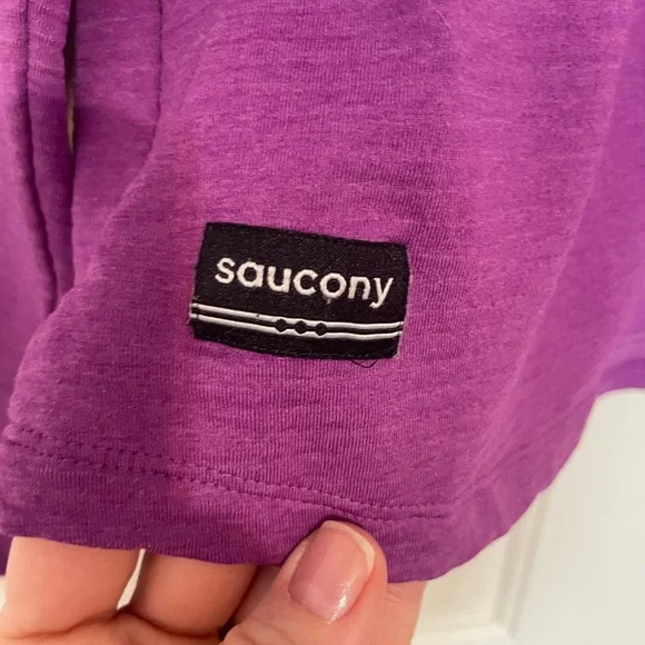 Women's Purple Quarter-Zip Top - Picture 3 of 10